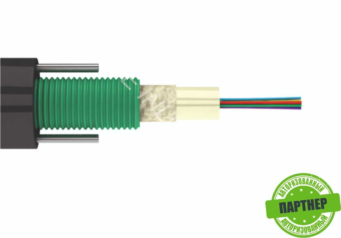 Кабель оптический канализационный, с броней, - 4 волокон
