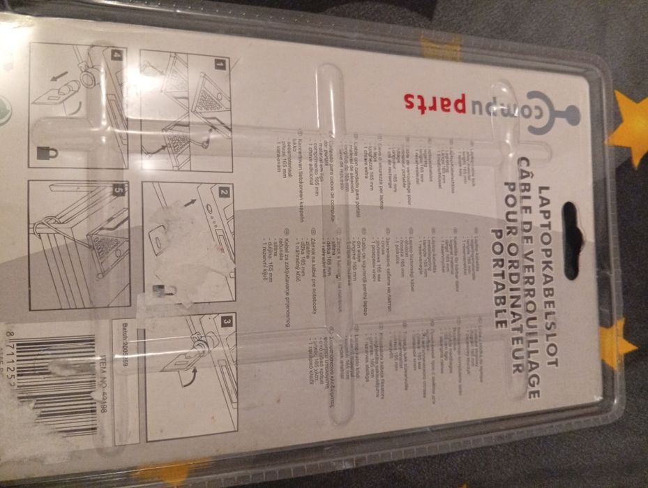 Antifurt laptop  Ideal pentru birou spatii comerciale