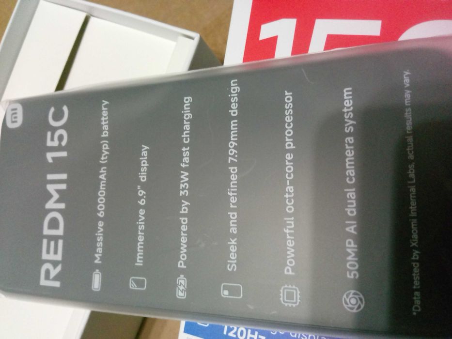 Продам редми15с, новый в упаковке