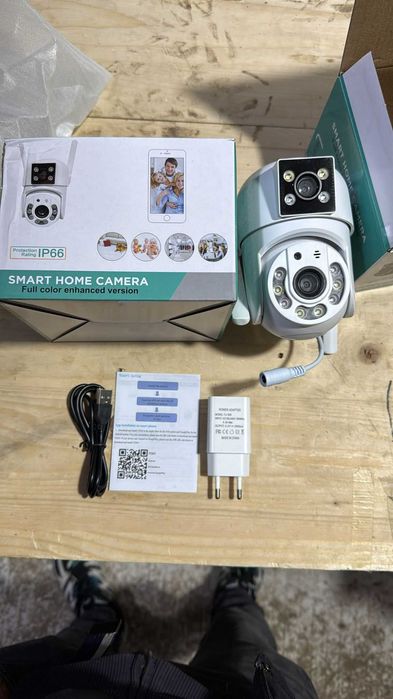 Camere WiFi wireless, cu lentilă dublă pentru securitatea casei