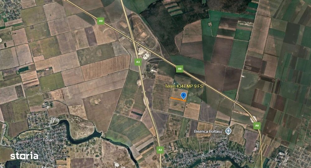 Vanzare Teren 4.347 MP Intravilan Tarla 10-Ștefanestii de Jos, Zona n