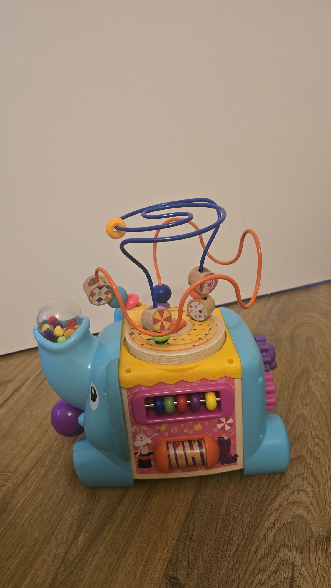 Fisher price лъвче за бутане с крачета със светещ нос и музикално с мн