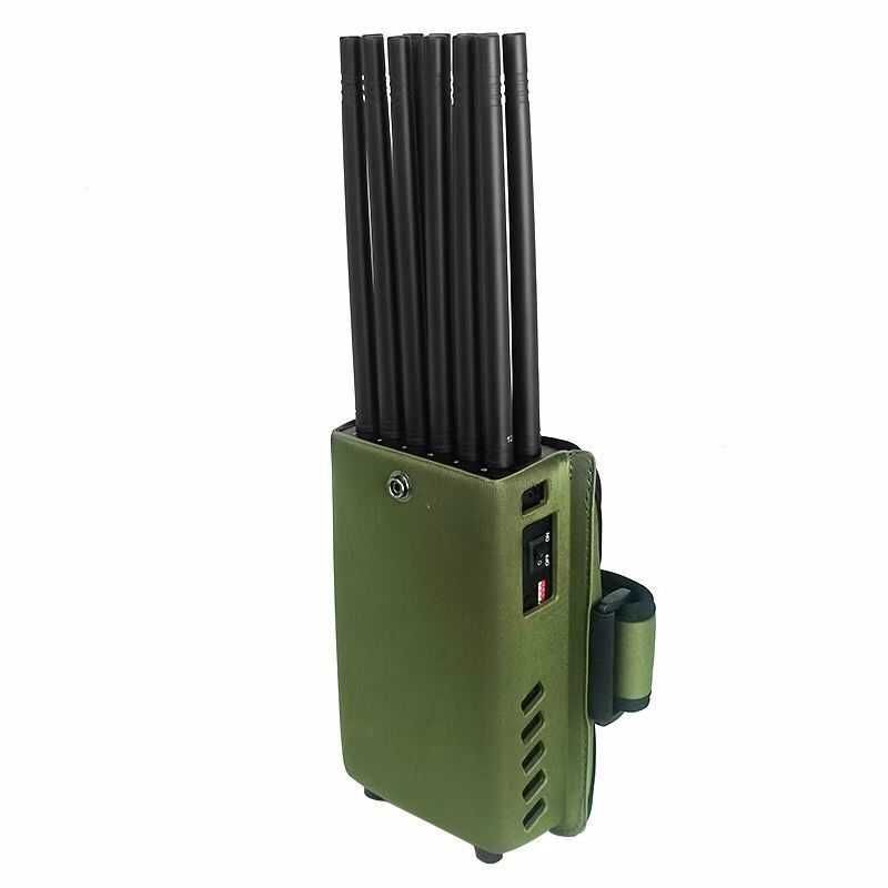 12 антенен мобилен заглушител за GSM 2G 3G, 4G, 5G, GPS, WiFi, VHF