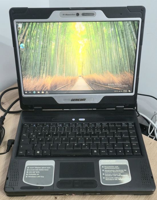 Laptop Gericom X5 Robust - Standard Militar Intel T2130 4GB Ram