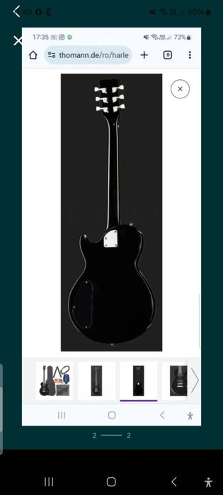 Vand chitara Harley Benton SC 200 BK