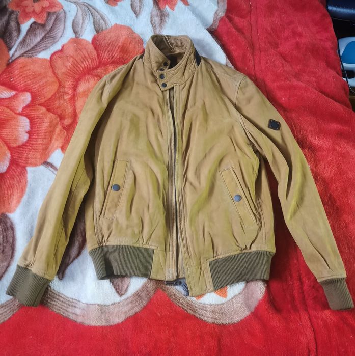 Jacheta noua piele Nabuc Timberland L