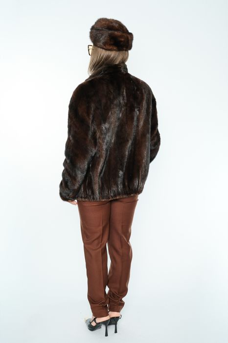 Haina din blana naturala de vizon