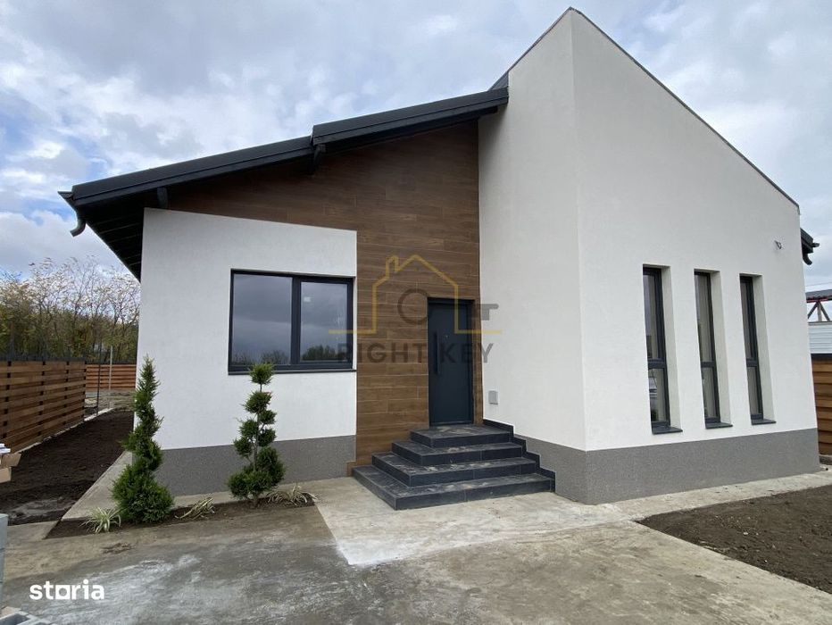 Liniste, natura si confort – casa noua, 4 cam, la cheie in Teghes!