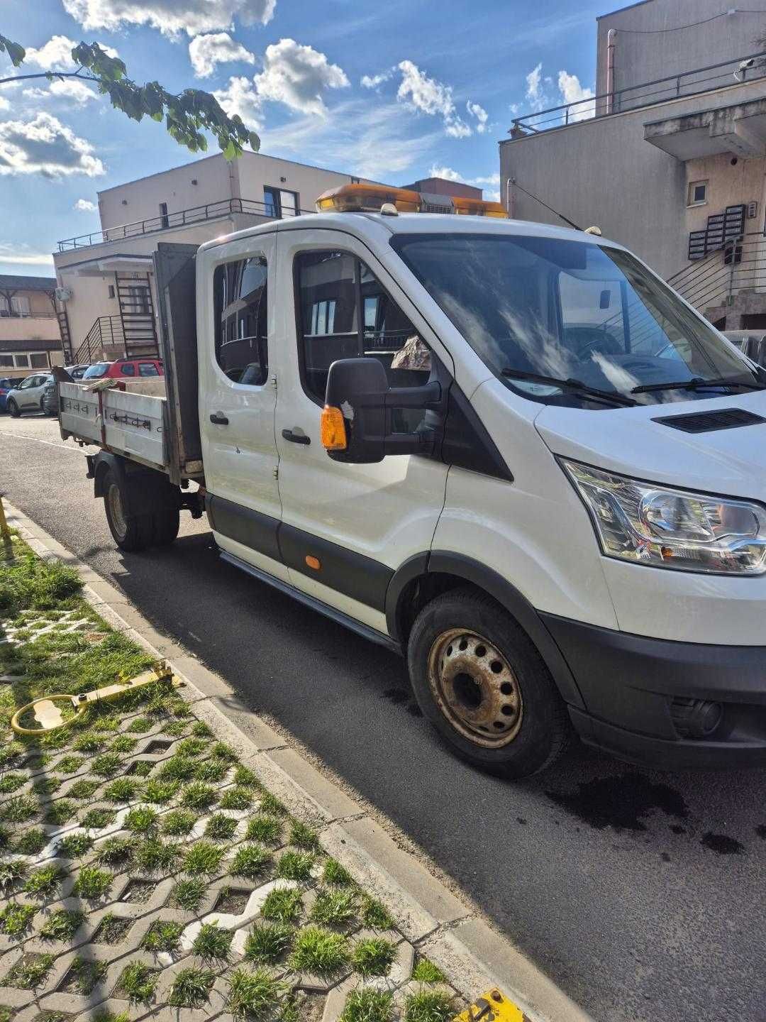 Vand Ford Transit 7 locuri bena basculabil an 2014