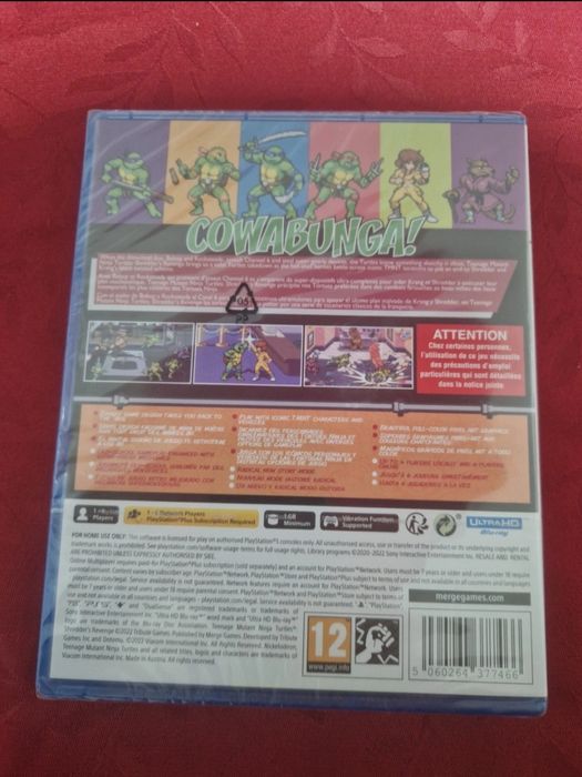 TMNT Teenange Mutant Ninja Turtles ps5 Shredder Revenge PS5 Sigilat