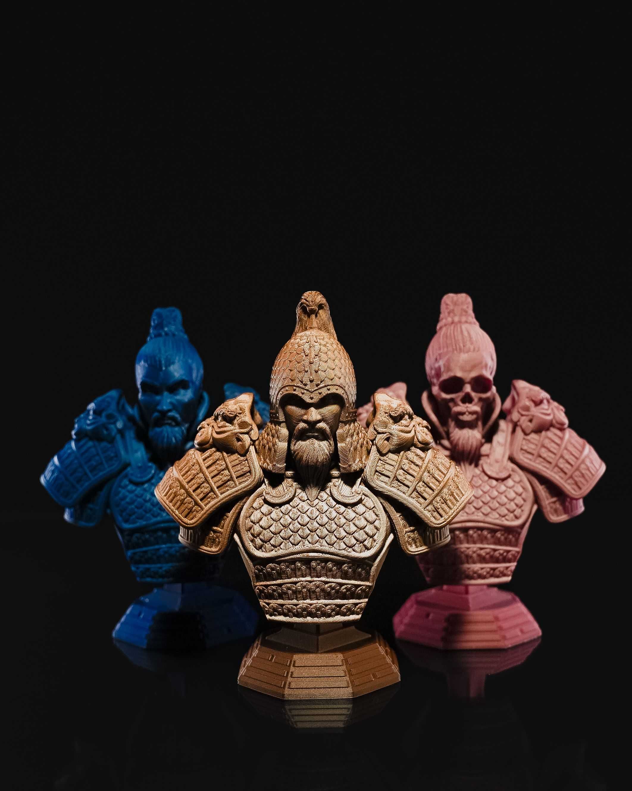 jucărie 3D Bustul unui războinic din dinastia Jian Jian Warrior Bust
