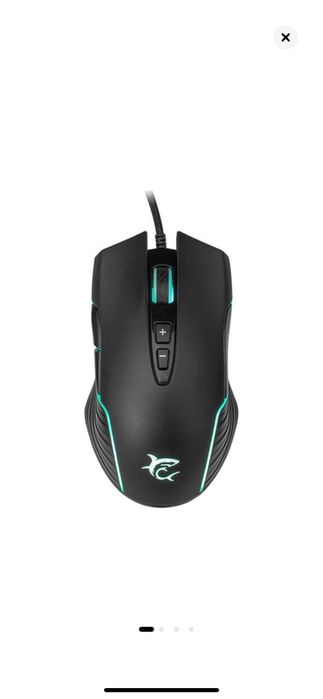 Mouse gaming cu fir white shark