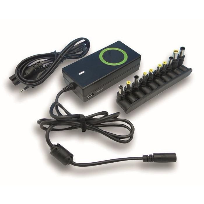 Incarcator universal pentru laptop 90W, port USB,