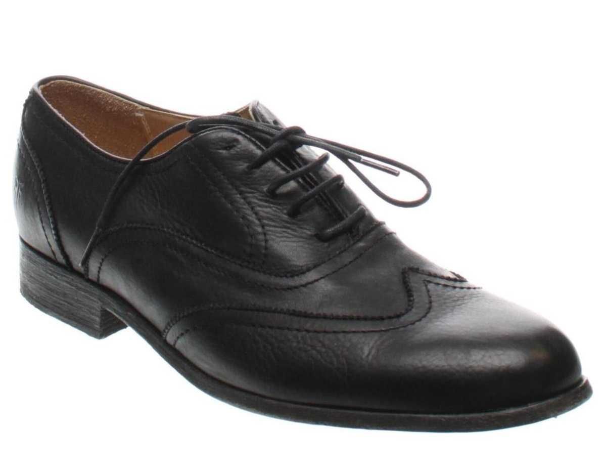 Pantofi oxford 46.5 de lux lucrati manual FRYE piele naturala moale