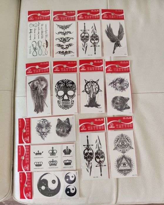 Tatuaje temporare , tatuaje aplicate rapidă cu apa , preț pe bucata