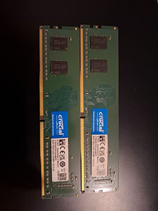 Vand kit 16gb(2x8) Ddr4 Crucial