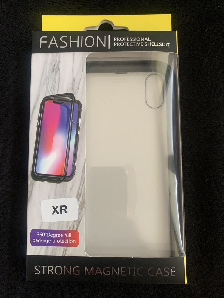 Алуминиев магнитен 360° Кейс за iPhone XR + 2 кейса за Galaxy note 10+