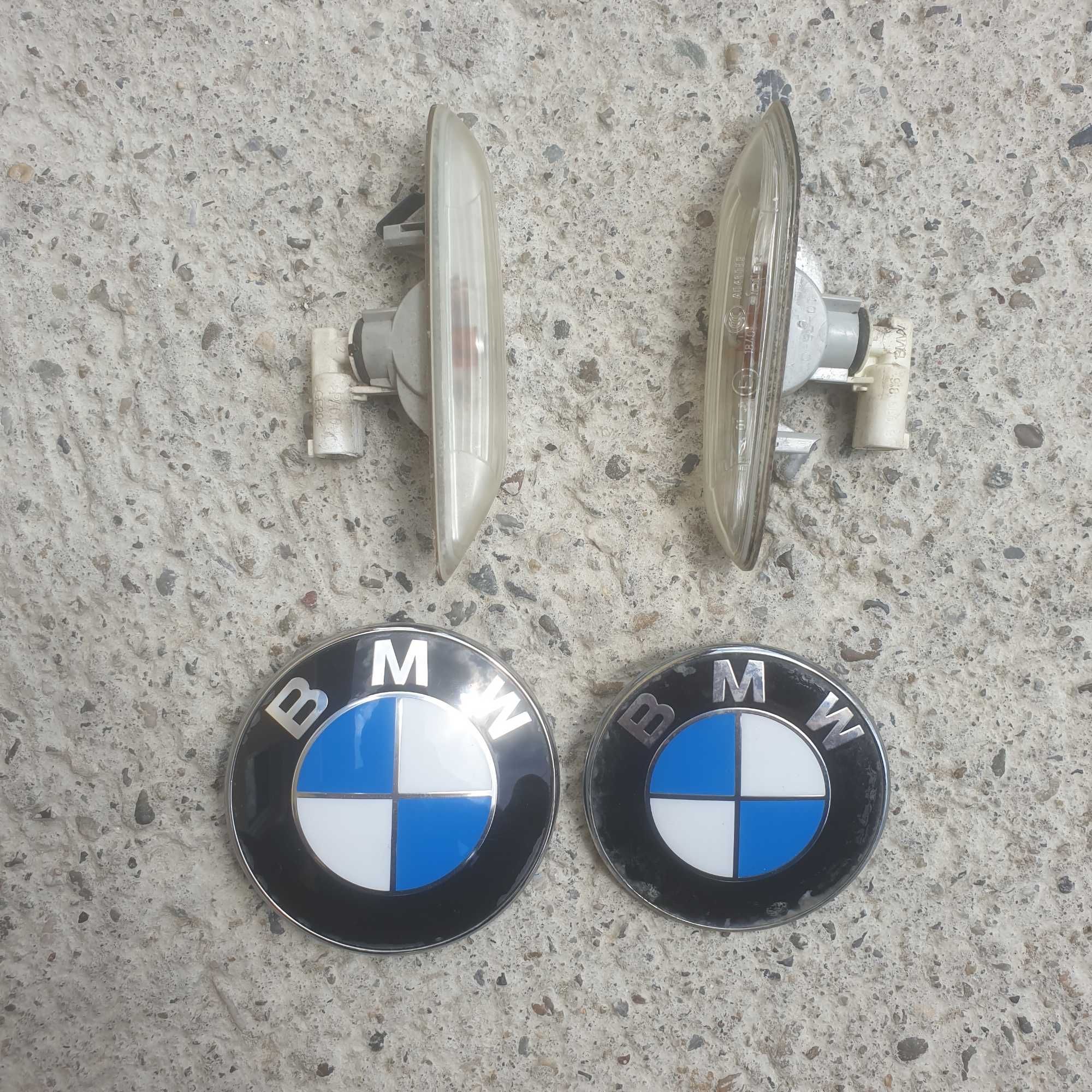 Embleme BMW-fata spate-semnalizari  laterale-Originale