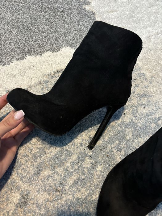 Botine Zara, piele întoarsă