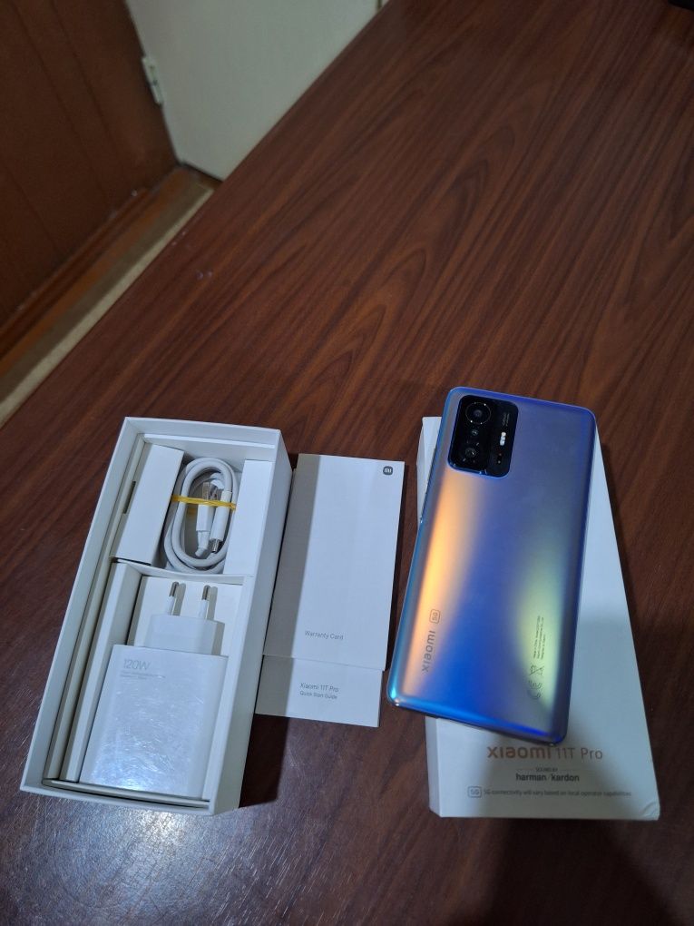 Смартфон Xiaomi 11T Pro 8+8/256GB 5G Blue!