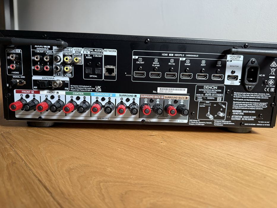 Denon AVR X1700H negru