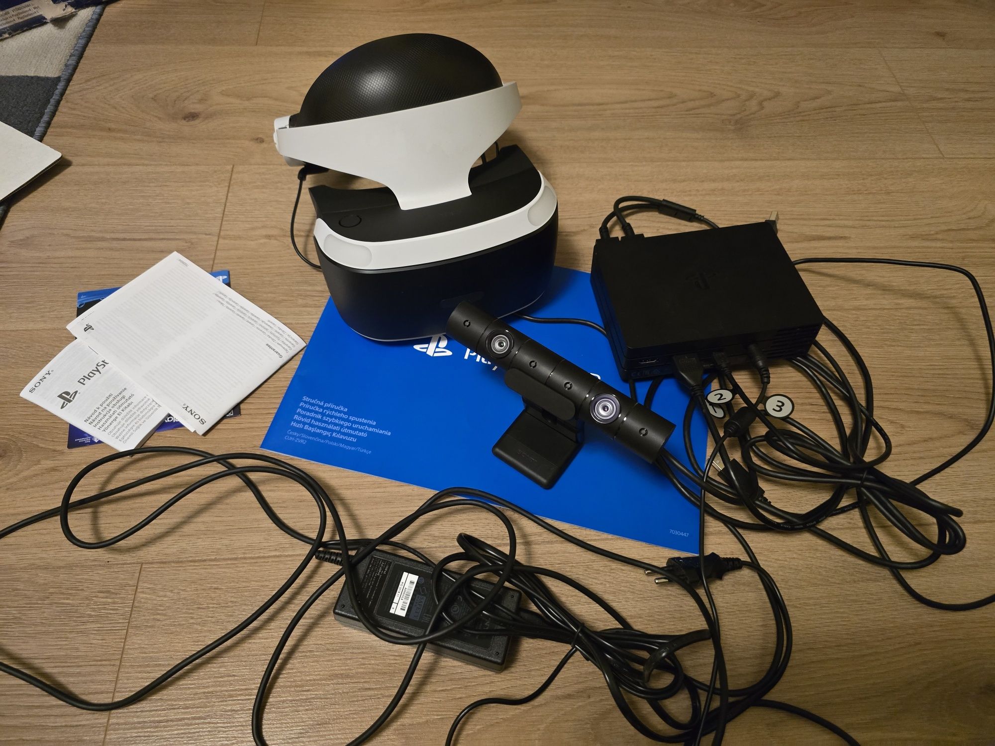 VR PS4 с включена игра