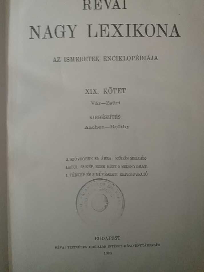 Revai Nagy Lexicona - 23 volume