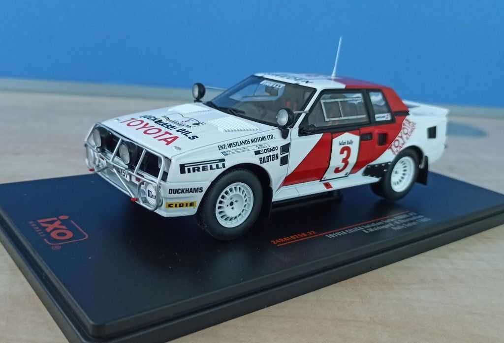 Macheta Toyota Celica TwinCam Turbo TA64 Rally Safari 1985 - IXO 1/24