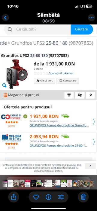 Pompa centrala Grundfos