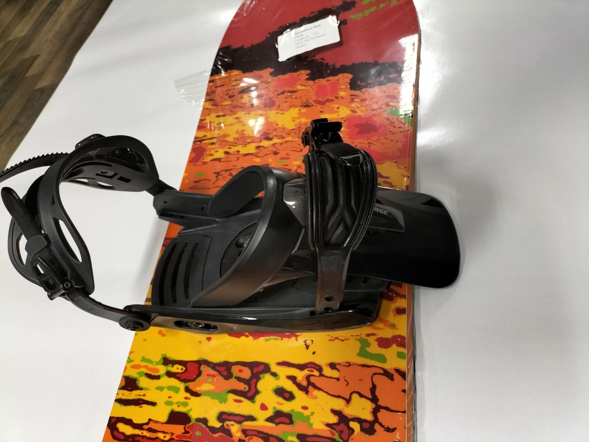 Snowboard Sandstorm Red + Legături noua