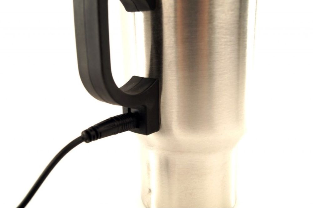 Метална електрическа чаша за кола с нагревател