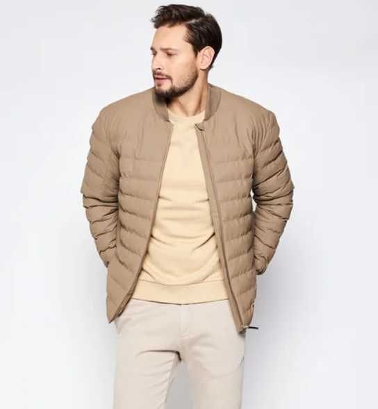 Geaca jacheta bomber M L XL premium RAINS Noua camel