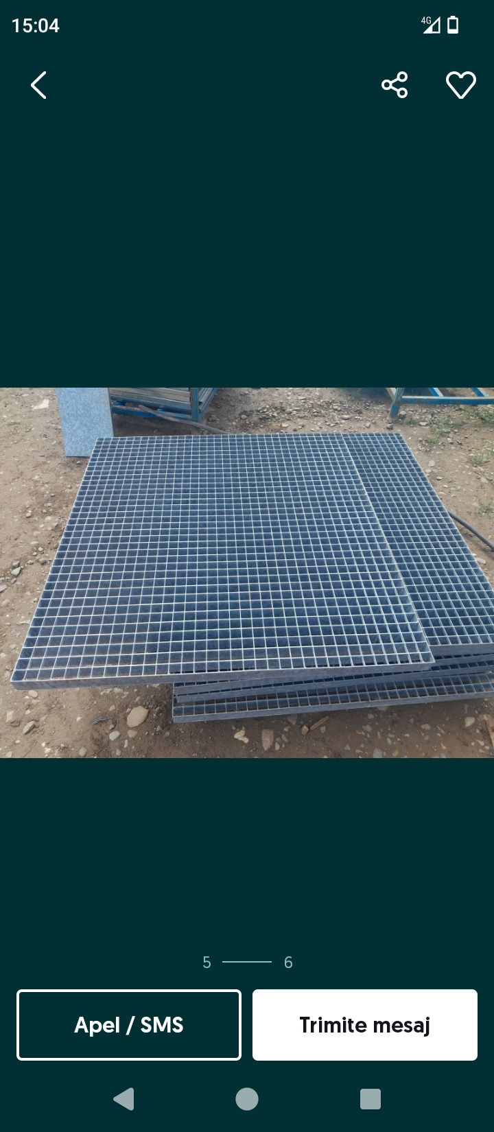 Gratare metalice galvanizate