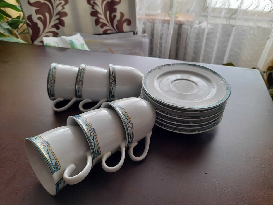 Seturi de cafea/ceai din portelan de Alba Iulia,cani
