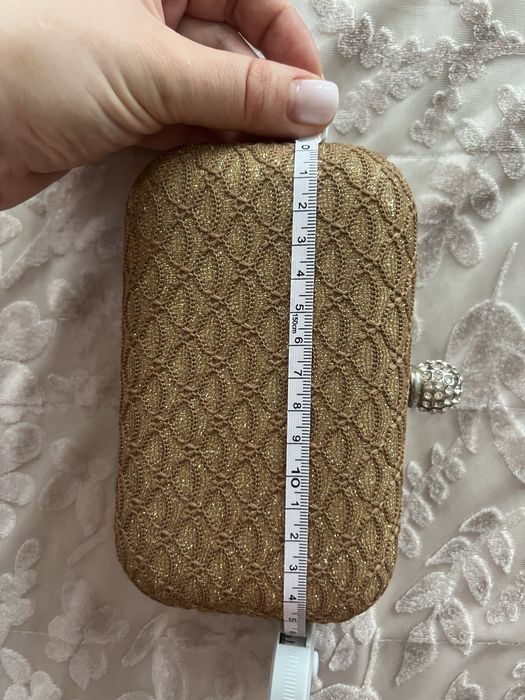 Poșetă Clutch aurie