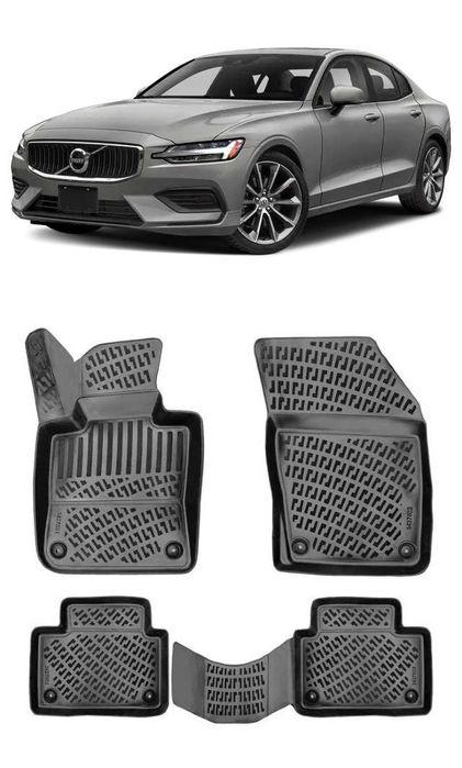 Гумени стелки RizLine съвместими с Volvo S60 2019+