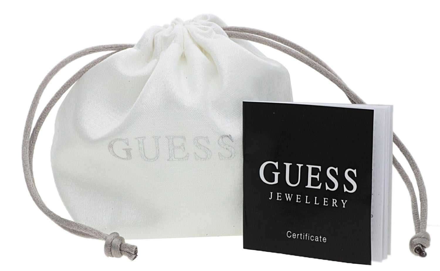 GUESS – Сребристо колие с кристали Swarovski "WILL YOU MARRY ME?" нов