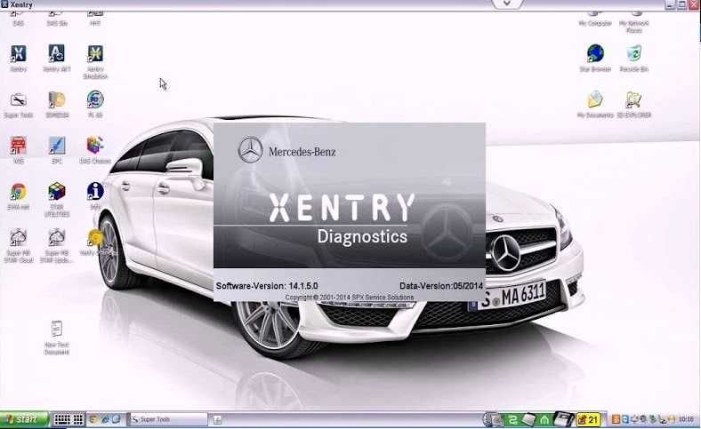 Interfata diagnoza Mercedes Benz STAR C3 v.2015 + Laptop Dell 630 New