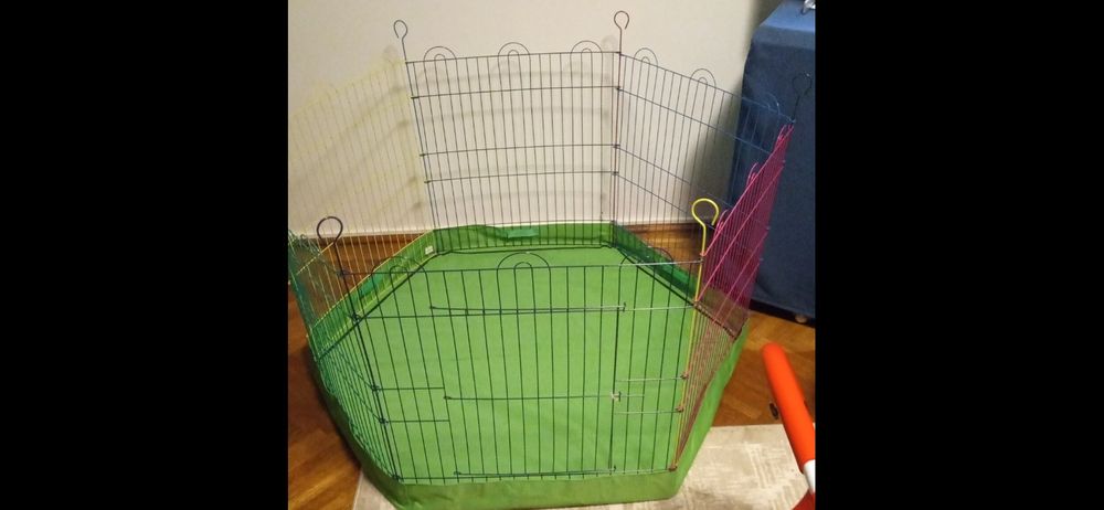 Husa suport țarc iepuri + țarc iepurasi + Mâncare iepurasi