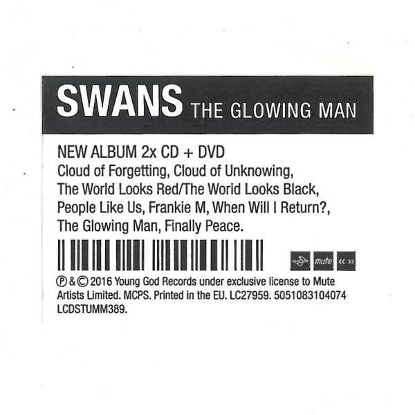 2xCD + DVD Swans - The Glowing Man 2016