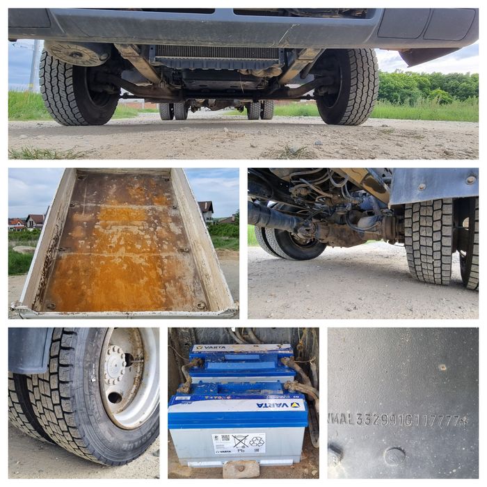 Man 7,5t  basculabil - 3 parti- Iveco - Atego