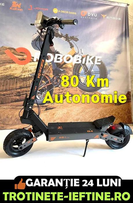 Trotineta electrica pliabila KuKirin G4 [78 Km/h]