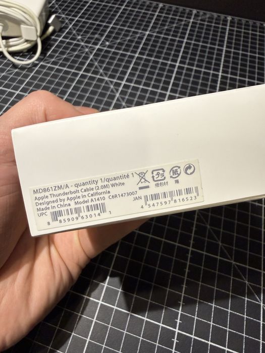 Cablu Apple Thunderbolt 2m A1410