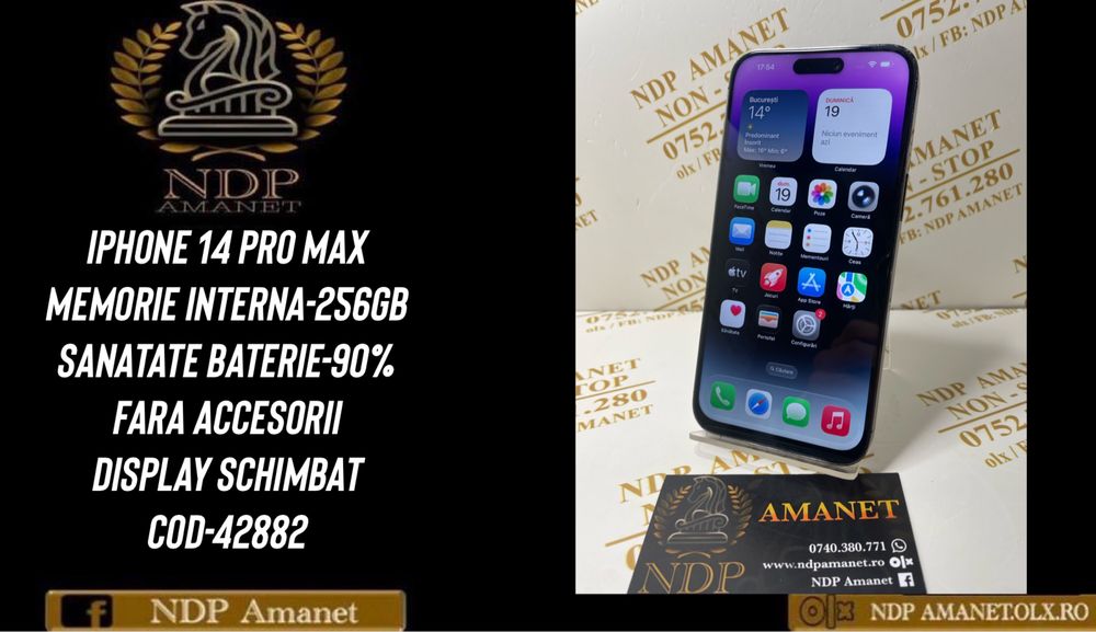 NDP Amanet Braila Iphone 14 Pro Max 256gb (42882)