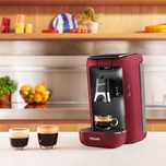 Кафе машина Philips Senseo Maestro, падове,  Red,1.2L 1450W, 2 цедки