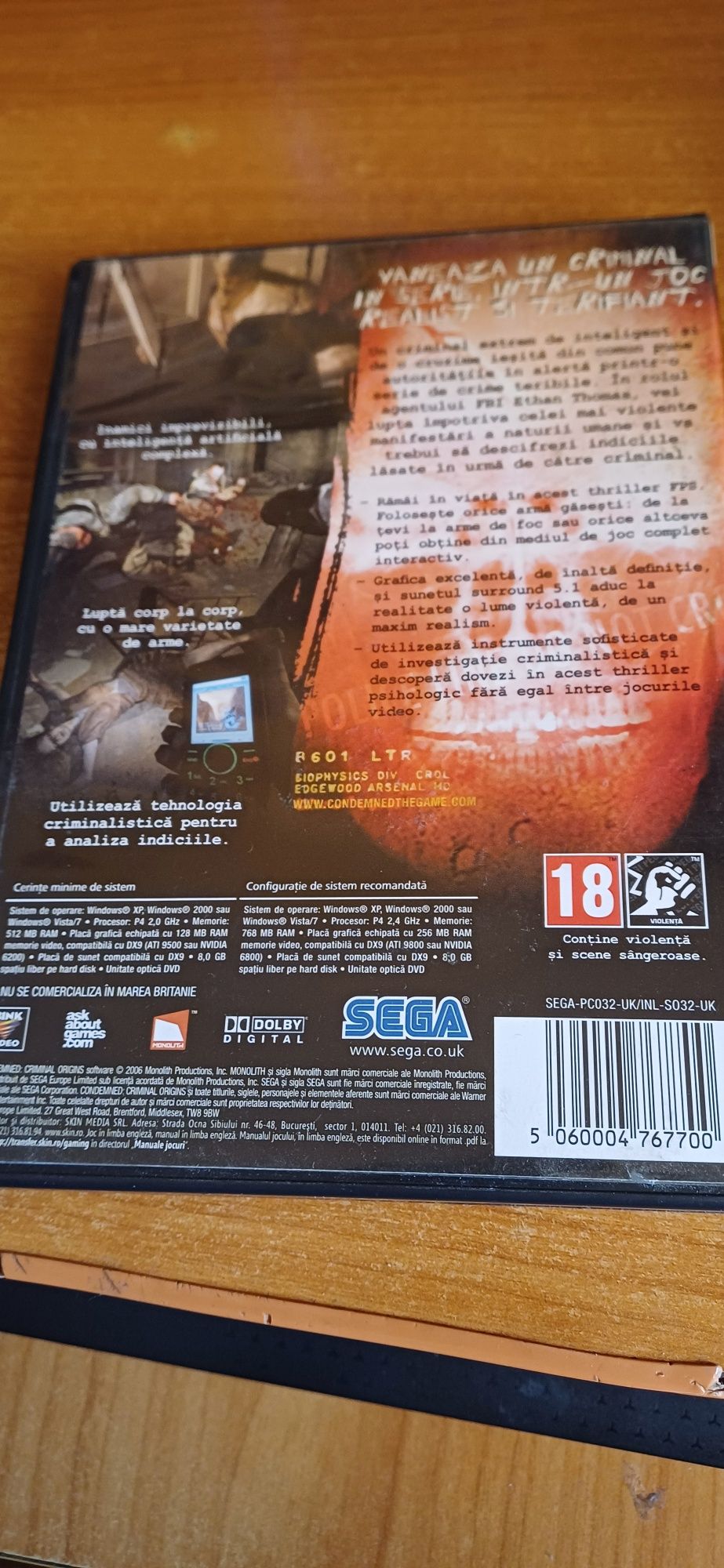 Joc cd  PC - Condemned