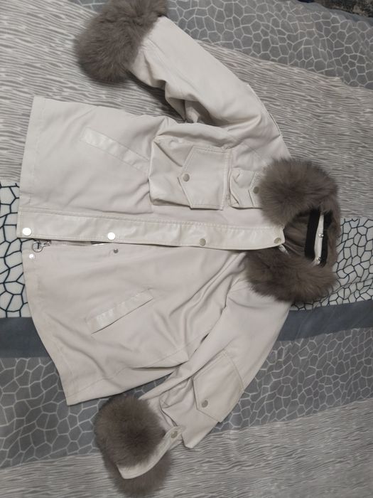 Зимняя парка с натуральным мехом