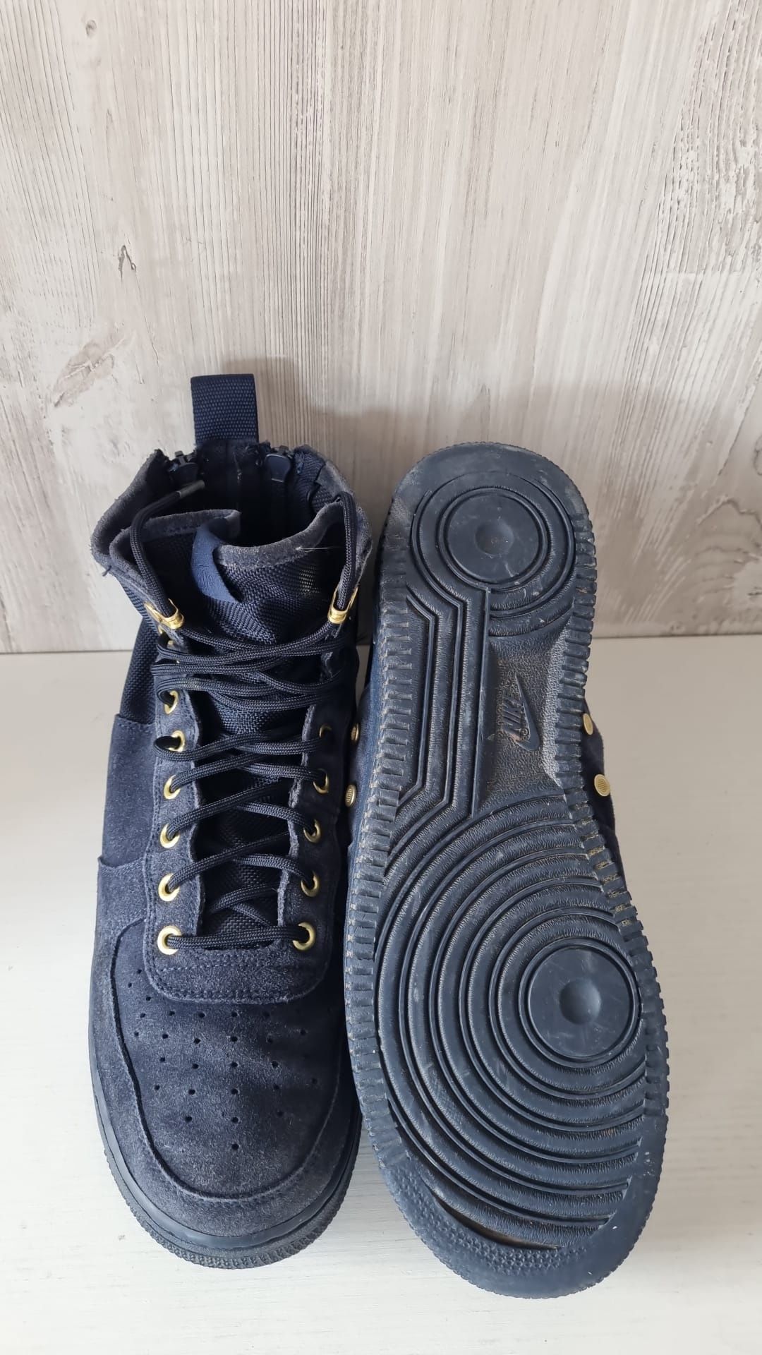 Nike SF AF1 Mid Utility Obsidian Suede marime 44