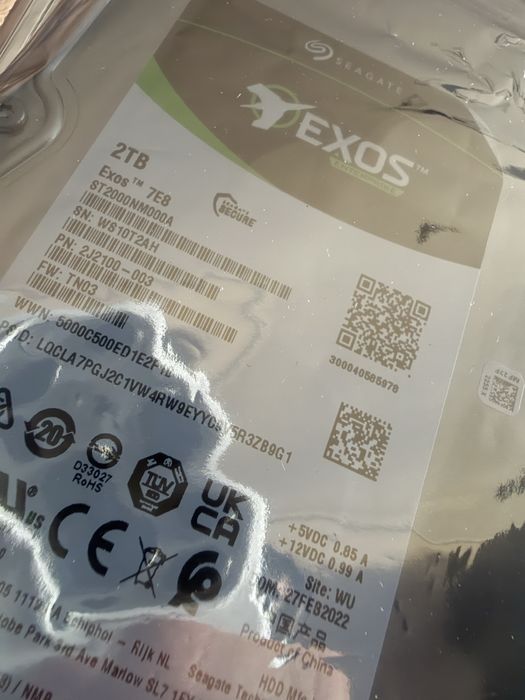 HDD Seagate Exos 7E8 2TB