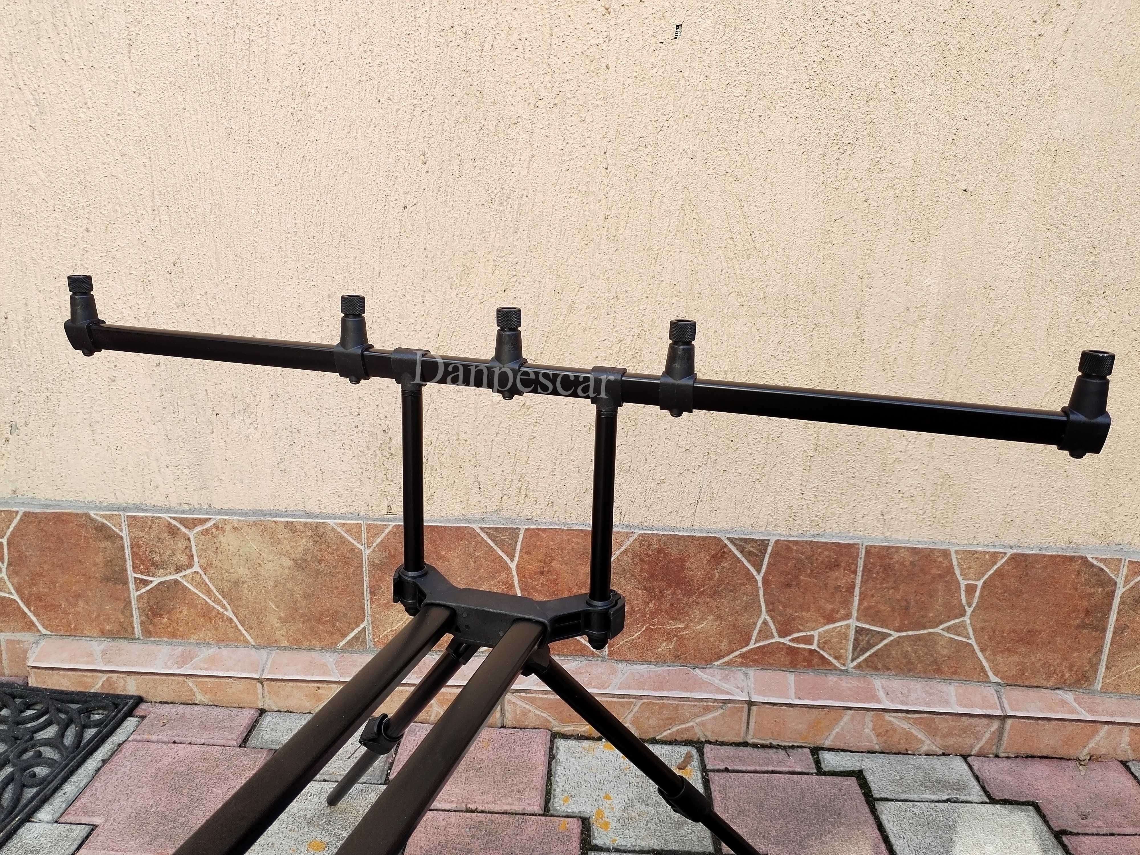Rod pod FL159 Duo Pod BLACK pentru 3 sau 4 lansete buzz bar 78cm 2025